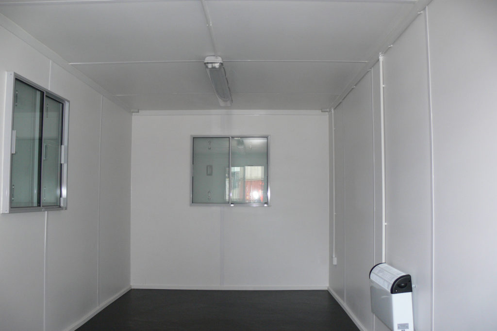20ft Office inside view