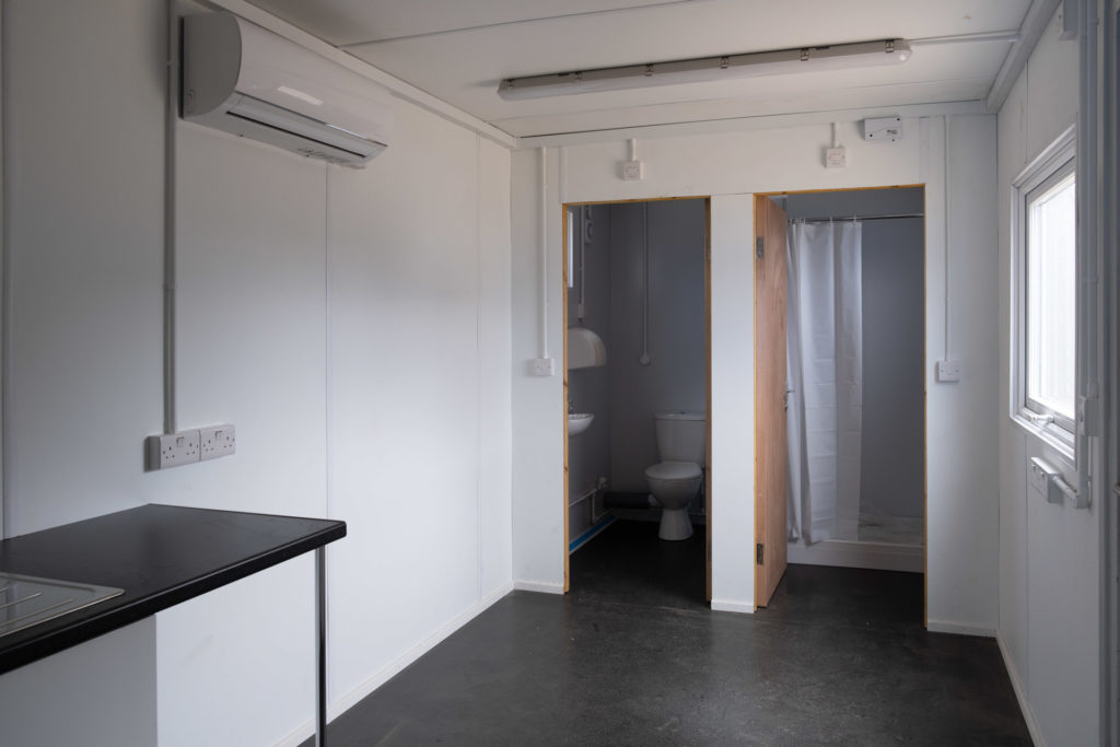 40ft Office with shower and toilet