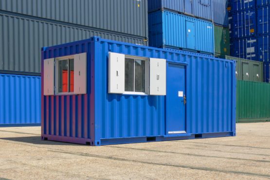 Converted Shipping Container Office