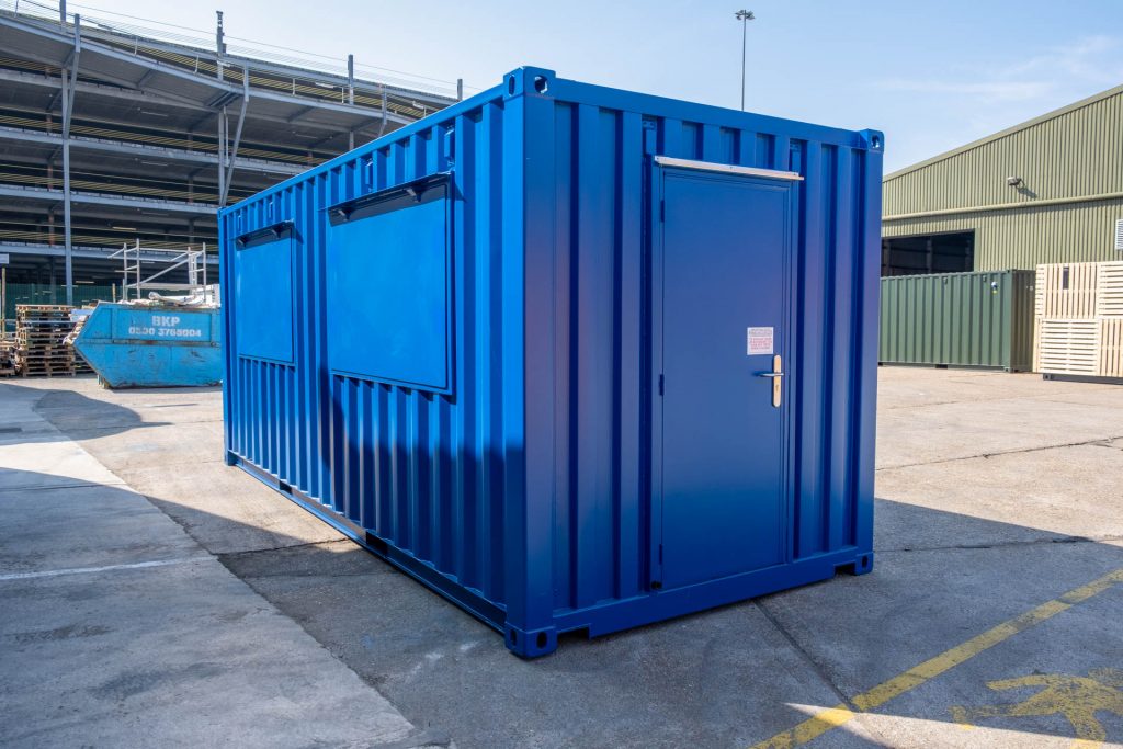 Retail Container with Personnel Door