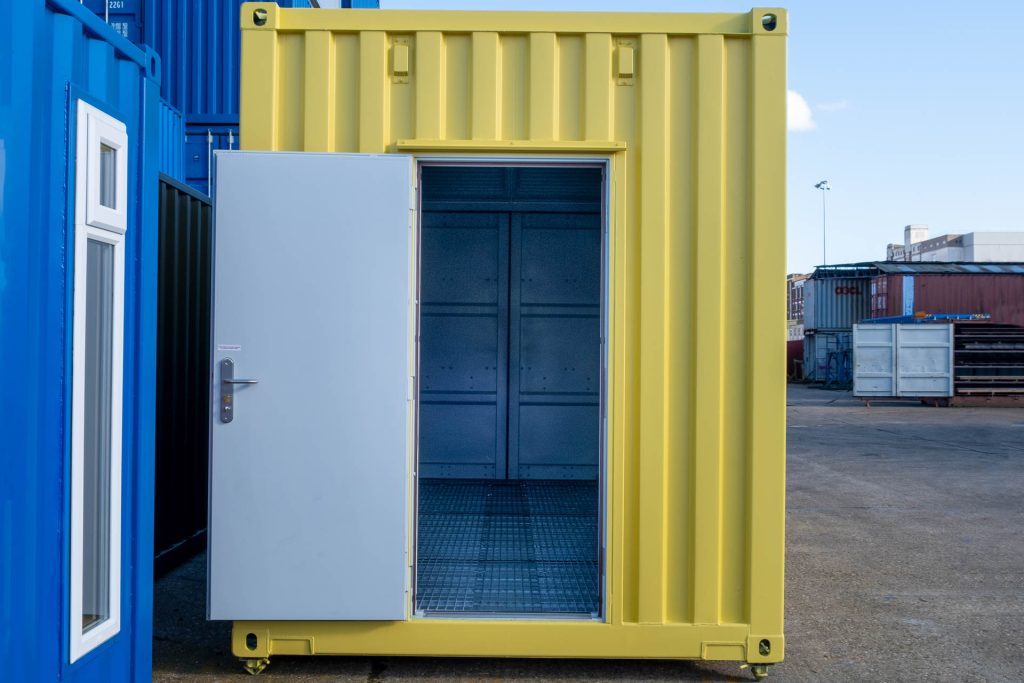 Yellow Container COSHH Store